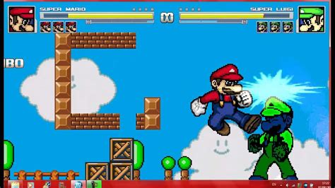 Mugen Super Mario 4 Different Versions Vs Super Luigi 4 Different