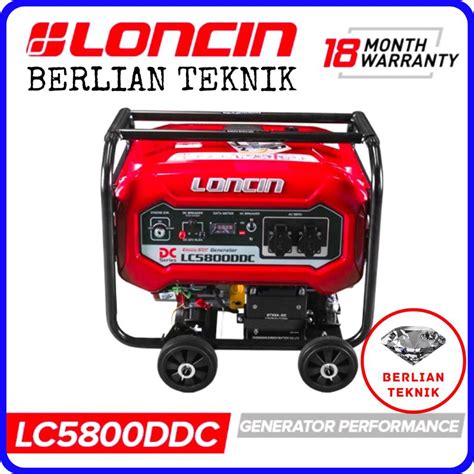 Jual Gasoline Generator Mesin Genset Bensin Loncin Lc Starter