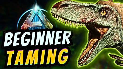 Ark Ascended Beginner Taming Guide Includes New Taming Method YouTube