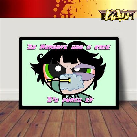 Powerpuff Girls motivational poster, cartoon motivational poster ...