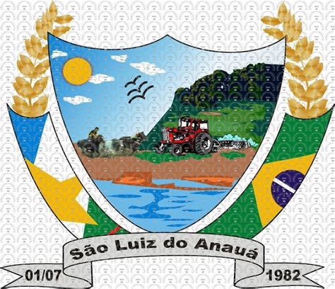 Brasão e Bandeira do Município de São Luiz RR mbi br