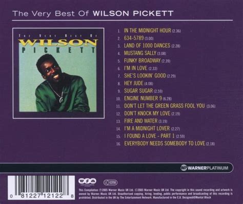 The Very Best Of Wilson Pickett Pickett Wilson Muziek Bol