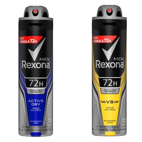 Desodorante Antitranspirante Aerosol Masculino Rexona Active Dry V