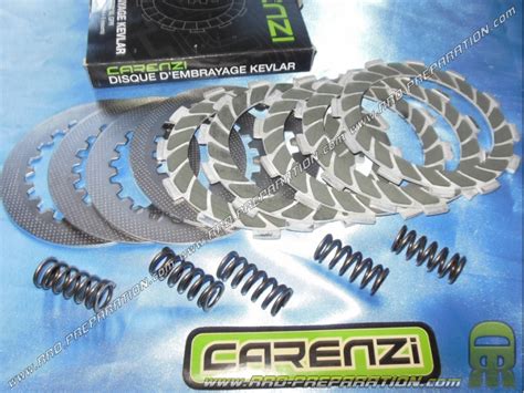 Embrayage complet CARENZI Kevlar 5 disques garnis pour mécaboite moteur