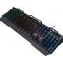 Teclado Gamer Fortrek Multim Dia Crusader Preto