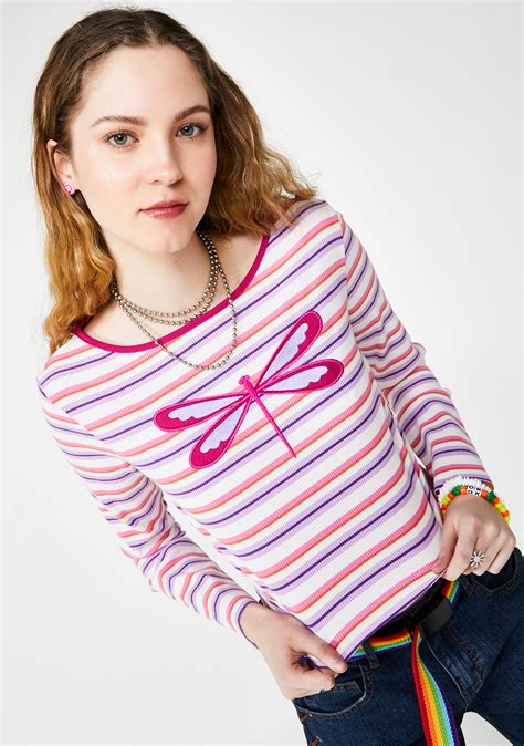 DELiA S By Dolls Kill 2Cute Striped Top Dolls Kill