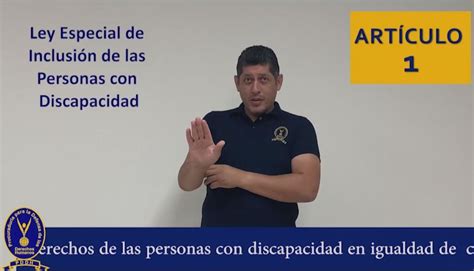 Ley Especial de Inclusión de las Personas con Discapacidad PDDH