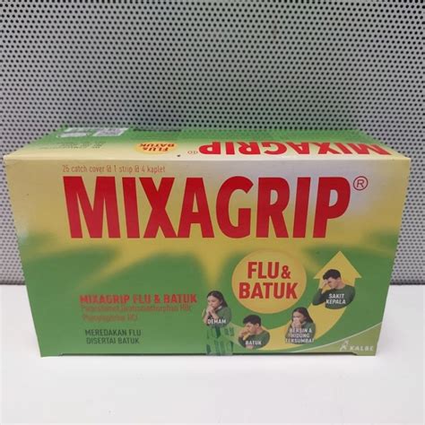 Jual Mixagrip Flu Batuk Box Strip X Kaplet Shopee Indonesia