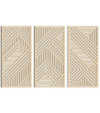 Amazon Bincue Geometry Boho Wood Wall Art Panel With D Hollow