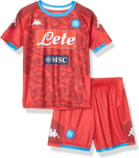 SSC NAPOLI Kit Gara Portiere Bambino Home 2019 2020 Kit Gara Portiere