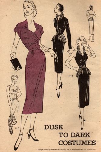 Dresses For A Film Noir Femme Fatale January 1951 Witness2fashion