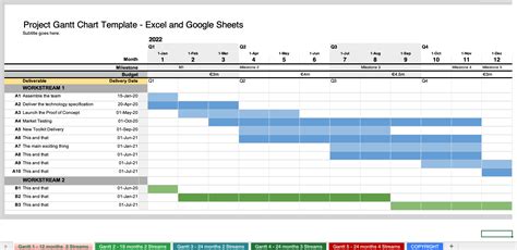 gantt chart excel template google sheets compatible