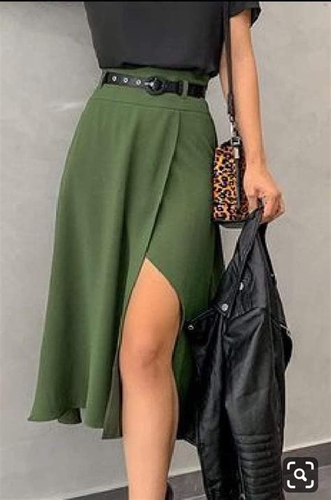 Pin de María Jose em FALDAS | Vestidos estilosos, Moda feminina, Saias ...