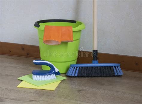 Cleaning Tools for House Cleaning Stock Image - Image of tool, home ...