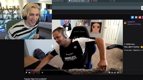 Xqc Reacts To Erobb On The Poki Clip Youtube