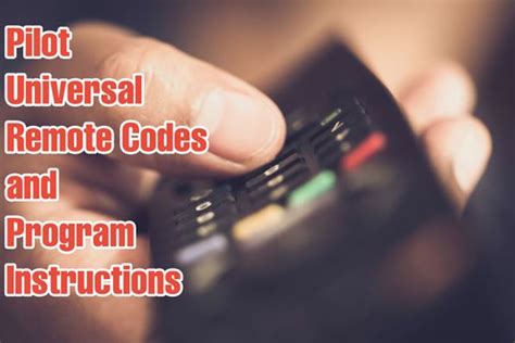 All Universal Remote Codes And Programming Guides 2024