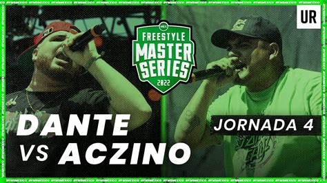 Aczino Vs Dante Fmsmexico Jornada Urban Roosters Youtube