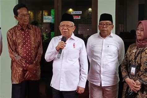 Wapres Ma Ruf Amin Gantikan Jokowi Hadiri HUT Ke 51 PDIP