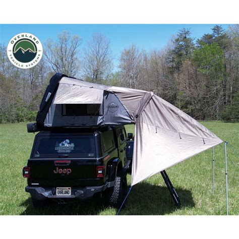 Overland Vehicle Systems Bushveld Awning For 4 Person Rooftop Tent