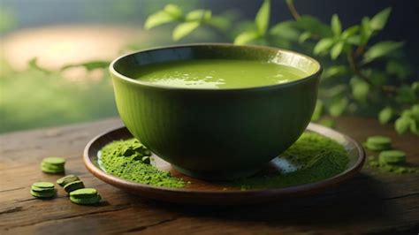 Premium AI Image | Japanese Matcha Tea