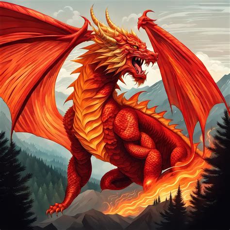 Red Fire Dragon by DragoRoku on DeviantArt