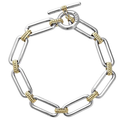 LAGOS Signature Caviar Two-Tone Link Bracelet | 05-81454-7 | Borsheims