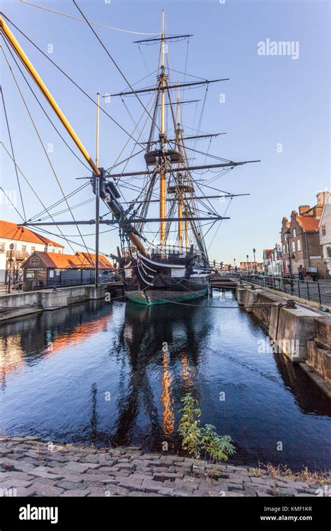 HMS Trincomalee at The National Museum of the Royal Navy, Hartlepool UK ...