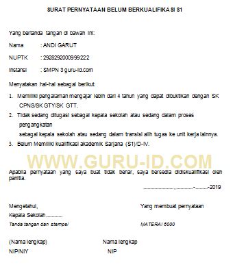 Detail Contoh Surat Pernyataan Nama Yang Benar Koleksi Nomer