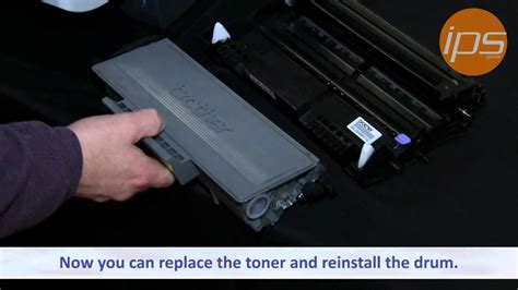 Removing Replacing The Drum And Toner On A Brother Printer YouTube