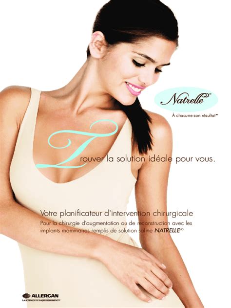 Fillable Online Pdf Natrelle Md Implants Mammaires En Gel De Silicone