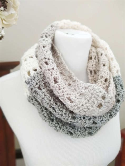 All Season Infinity Scarf Pattern Easy Crochet Pattern Crochet Infinity