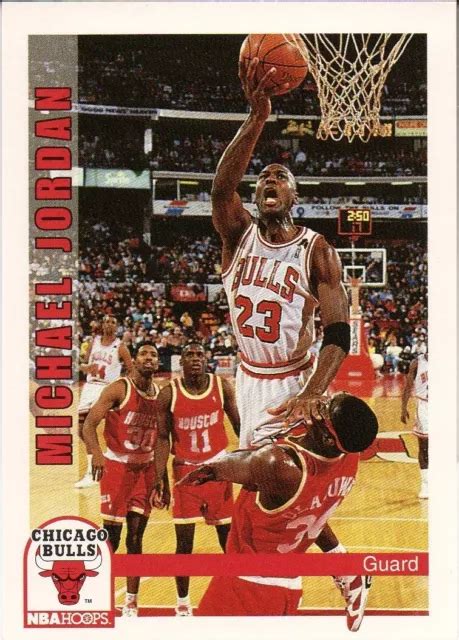 Hoops Michael Jordan Chicago Bulls Nba Basketball Card Eur