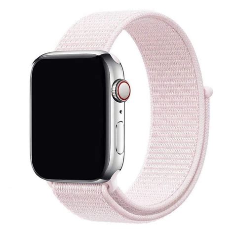 Apple Watch Mm Nylon Armband Pearl Pink Elgiganten Elgiganten