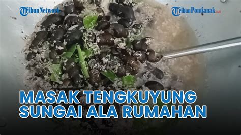 Memasak Tengkuyung Sungai Ala Rumahan Youtube