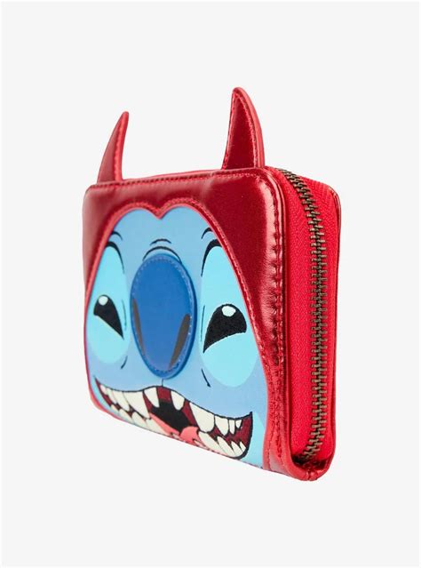 Boxlunch Loungefly Disney Lilo And Stitch Devil Costume Stitch Zip Wallet