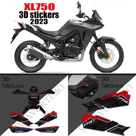 For Honda Xl750 Motorcycle 3d Fuel Tank Sticker Xl750 Transalp Tank Pad