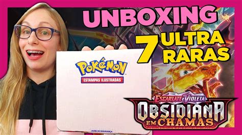 Abrindo Booster Box Obsidiana Em Chamas Pok Mon Tcg Youtube