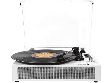 Prixton Studio Deluxe Vinyl Plattenspieler Wei Mediamarkt