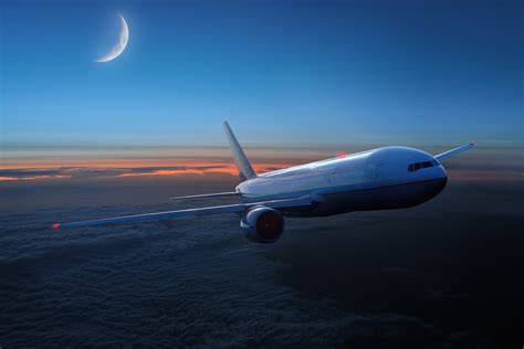 Airplane In The Sky At Night Wallpapers 2550x1700 589486