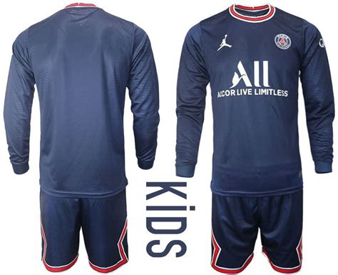 Kinder Paris Saint Germain Psg Torwarttrikot Langarm Schwarz