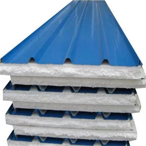 White Puf Insulated Roofing Panel For Industrial Thickness Mm At