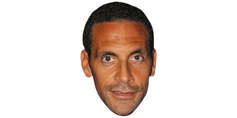 Rio Ferdinand Celebrity Mask - Celebrity Cutouts