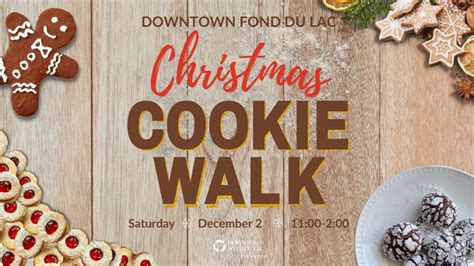 Christmas Cookie Walk Downtown Fond Du Lac Partnership