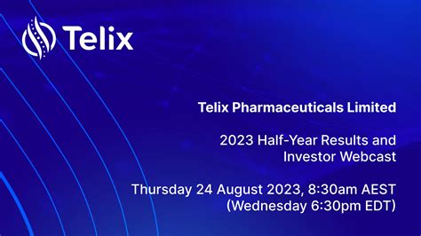 Telix Half-Year Results 2023 and Investor Call / Webcast Notification ...