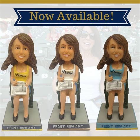 NOW AVAILABLE! Front Row Amy Bobblehead. In stock now at https://store ...