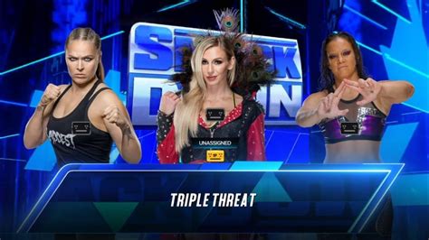 Wwe K Tripal Threat Ronda Rousey Vs Shayna Baszler Vs Charlotte