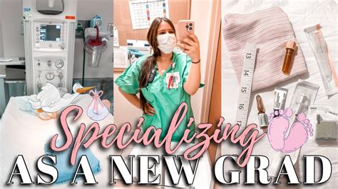 How To Specialize As A New Grad Nurse Landd Nicu Peds Postpartum New Grad Nurse Job Series