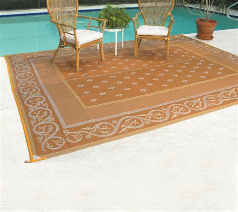 Patiomats 213 Reversible Patio Mat 9' x 12' Royal Beige | eBay