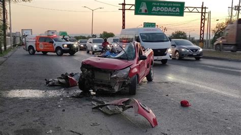 Mueren Dos Hombres Tras Choque En Carretera A Laredo En Apodaca Nl