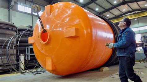 Process Of Making Giant Water Storage Tank Amazing Plastic Water Tank